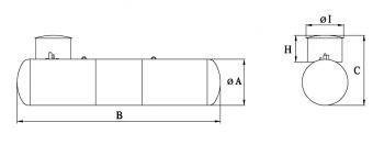 Газгольдер ёмкость 2,7 м3, подземный